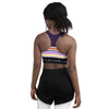 Pippa Purple - Longline Sports Bra - Retro RES·Q