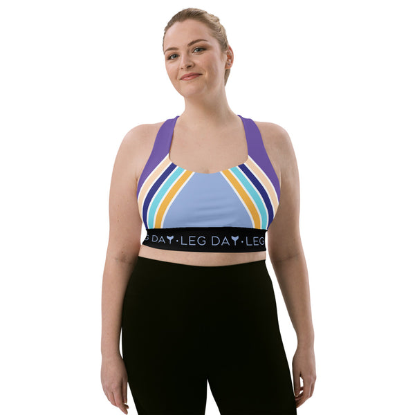 Echo - Longline Sports Bra - Retro RES·Q
