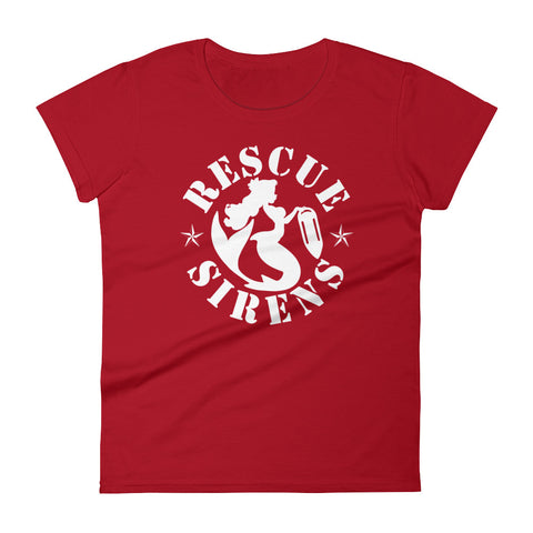 "Rescue Sirens" Emblem Classic T-Shirt - Women's
