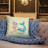 Rescue Siren Maris Square Pillow (Artist: Kellee Riley)