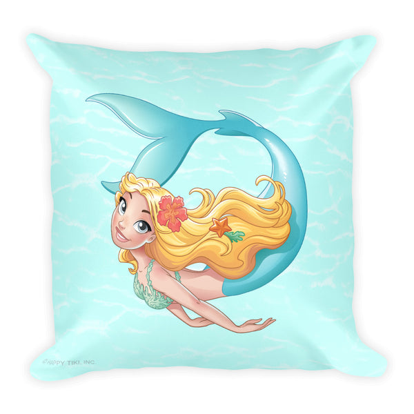Rescue Siren Nim Square Pillow (Artist: Kellee Riley)