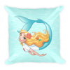 Rescue Siren Nim Square Pillow (Artist: Kellee Riley)