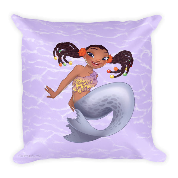 Rescue Siren Pippa Square Pillow (Artist: Kellee Riley)