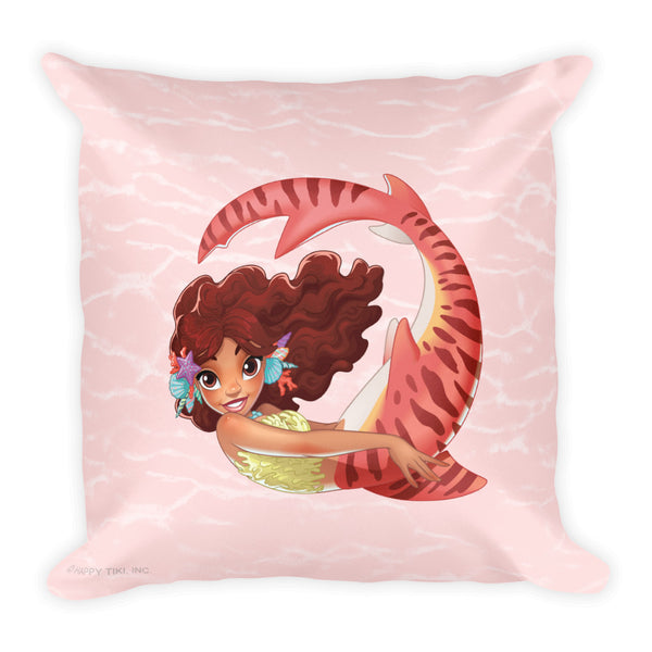 Rescue Siren Kelby Square Pillow (Artist: Kellee Riley)