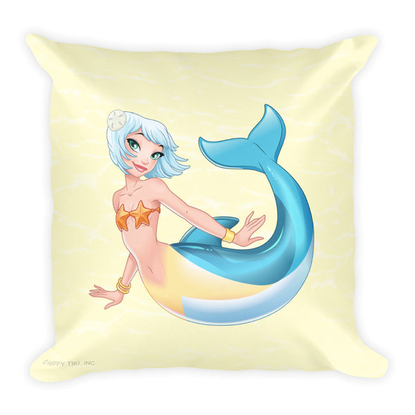 Rescue Siren Maris Square Pillow (Artist: Kellee Riley)