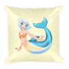 Rescue Siren Maris Square Pillow (Artist: Kellee Riley)