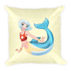 Rescue Siren Maris Square Pillow (Artist: Kellee Riley)