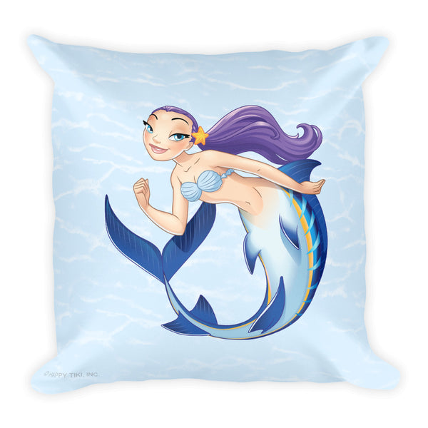 Rescue Siren Echo Square Pillow (Artist: Kellee Riley)