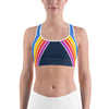 Experimental Prototype Navy - Sports Bra - Retro RES·Q