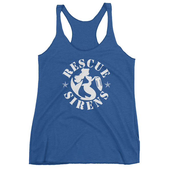 "Rescue Sirens" Emblem Triblend Tank Top - Women's