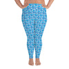 Echo Navy Blue - Classic Mermaid Scales Leggings - MerCurvy
