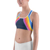 Experimental Prototype Navy - Sports Bra - Retro RES·Q