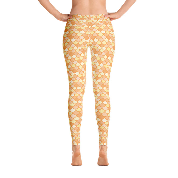 Maris Gold - Classic Mermaid Scales Leggings - Adult