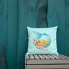Rescue Siren Nim Square Pillow (Artist: Kellee Riley)