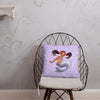 Rescue Siren Pippa Square Pillow (Artist: Kellee Riley)