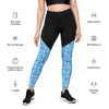 Echo Navy Blue - Sports Leggings