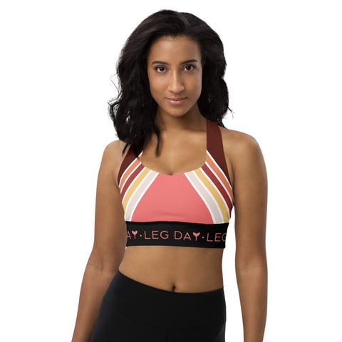 Kelby - Longline Sports Bra - Retro RES·Q