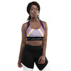 Pippa Purple - Longline Sports Bra - Retro RES·Q