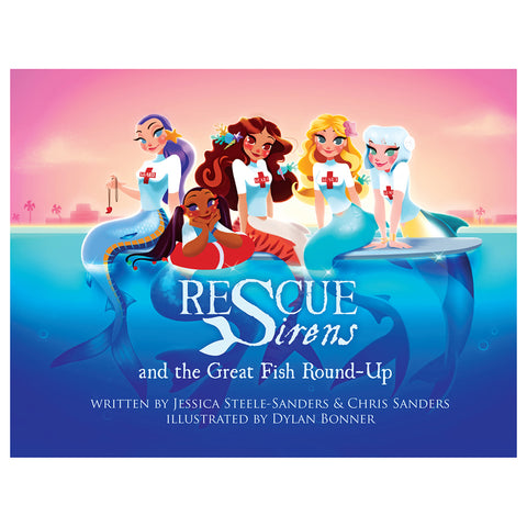 "Rescue Sirens and the Great Fish Round-Up" Water-Resistant Paperback