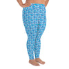 Echo Navy Blue - Classic Mermaid Scales Leggings - MerCurvy