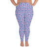 Pippa Purple - Classic Mermaid Scales Leggings - MerCurvy