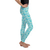 Nim Aqua - Classic Mermaid Scales Leggings - Youth