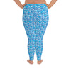 Echo Navy Blue - Classic Mermaid Scales Leggings - MerCurvy