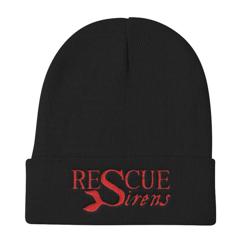 "Rescue Sirens" Logo Knit Beanie