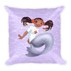 Rescue Siren Pippa Square Pillow (Artist: Kellee Riley)
