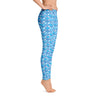 Echo Navy Blue - Classic Mermaid Scales Leggings - Adult